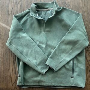 Men's Lululemon textured spacer anorak quarter zip snap button. Sz XL. Orig $128